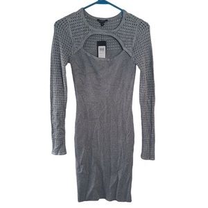 GUESS | Women’s Allison Amory Sweater Dress | Gray